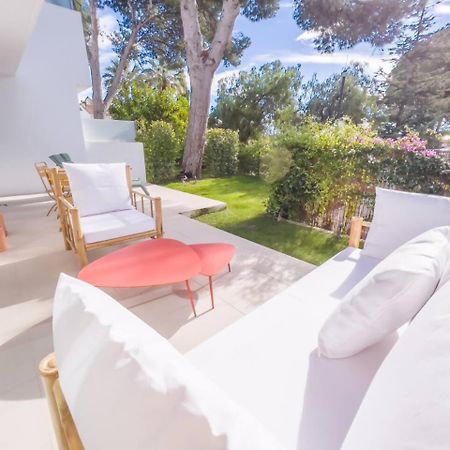 Ferienwohnung Bajo Con Jardin En La Milla De Oro Marbella Exterior foto